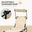 Chaise longue de piscine pliante