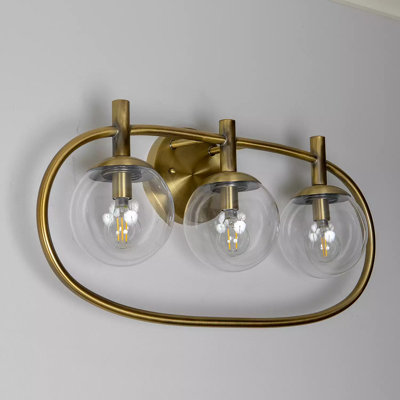 Plafonnier encastré 3 lumières Globe