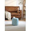 30cm Small Round Faux Leather Upholstered Ottoman-1061551656