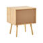 Jemnice 48cm W Solid Wood Bedside Table