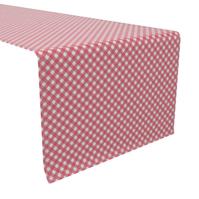 Rectangular Plaid Cotton Twill Tablecloth