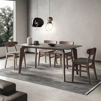 Table de salle à manger rectangulaire moderne
