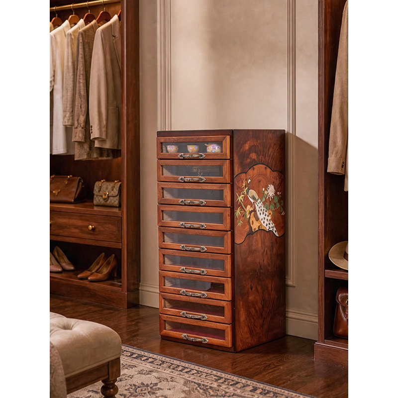 Armoire à bijoux en bois massif Modern