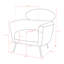  Chaise d'appoint Felice