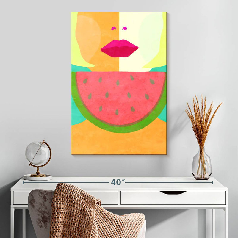 Leisha Watermelon Sugar Disco, 30" H x 20" W
