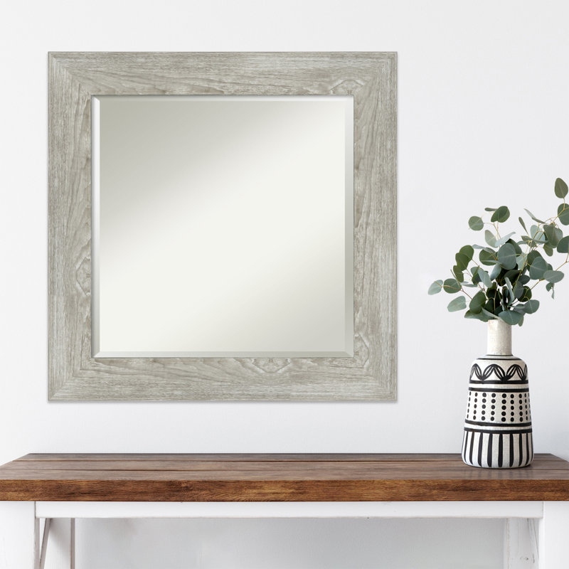 Miroir d'appoint mural Jodhveer, 26 po x 26 po