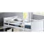 Lit mezzanine simple blanc avec options de rangement