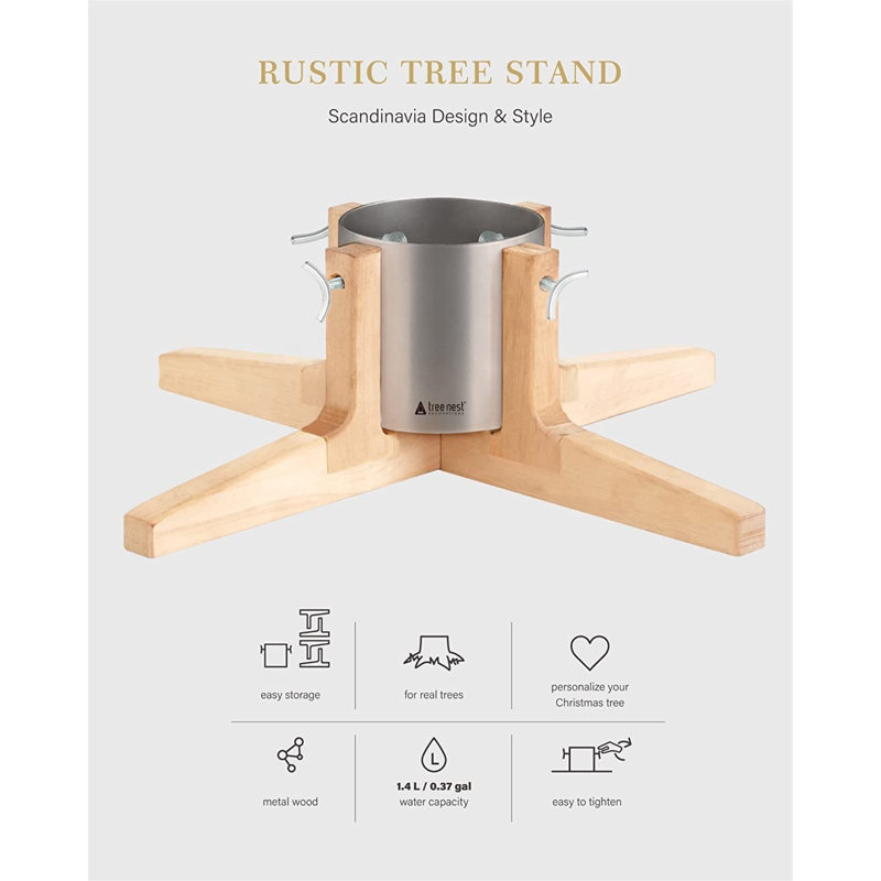 Rustic Christmas Live Tree Stand