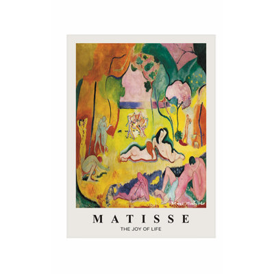 «Landscape and Nature Henri Matisse The Joy of Life», reproduction d'art non encadrée