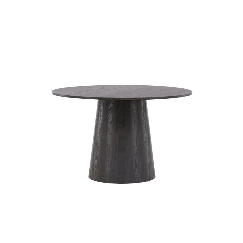 Bissie 120 cm Poplar Round Dining Table, Mocca