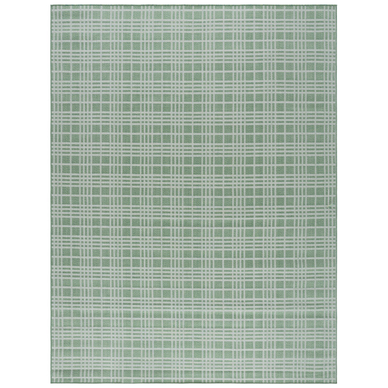 Jaymis Performance Machine Washable Geometric Indoor/Outdoor Area Rug, Rectangle 8' x 10'