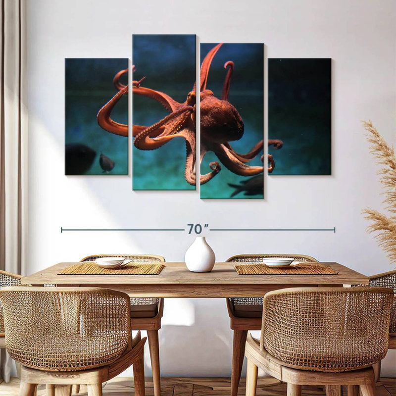 Octopus Vulgaris, H 42 po x l 68 po