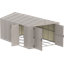 Duramax Vinyl Garage 10.5x18 with Foundation 2 Windows-93812667