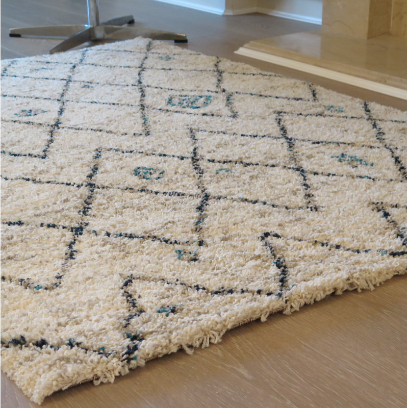 Lydon Geometric Area Rug, Rectangle 120 x 170cm