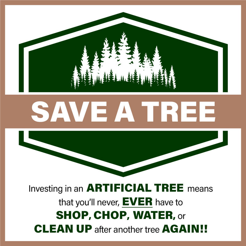 Snowy 9' White Pine Aritificial Christmas Tree with 850 Clear lights, 9ft, No Pre-Lit