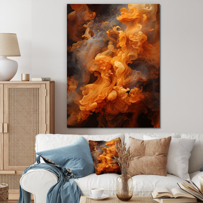 Hinduism Yajnas Smoky Sienna I - Hinduisim Canvas Prints