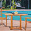 Hatteras Outdoor Round Teak Dining Table-804309691