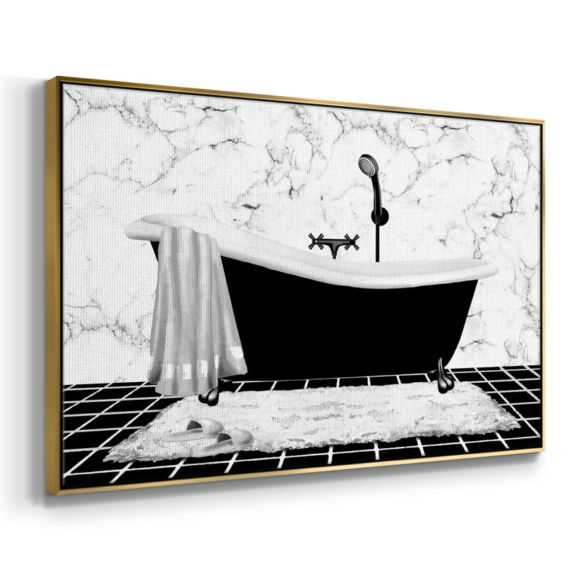 Modern Bath I, H 25 po x l 37 po x P 2 po, Or