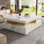 Table basse carrée moderne avec rangement-993728126