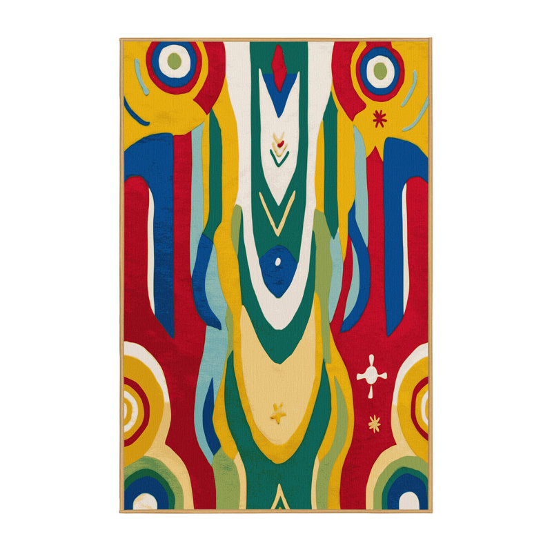 Tapis Spirité Jive, Rectangulaire 2 pi x 3 pi