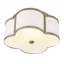 Plafonnier 3 lumières Meridian en laiton naturel-125424997-125425001