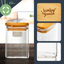 Glass Canister - Set of 10