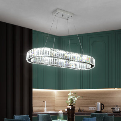 Kirt 1 - Light Crystal LED Chandelier