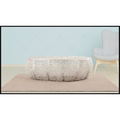 Table basse ovale