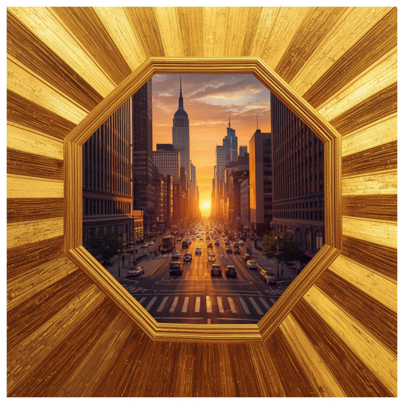 Rideaux de douche City Sunset, L 70 po x H 72 po
