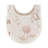 Violet Floral Cotton Baby Bib Set (3 Pack)