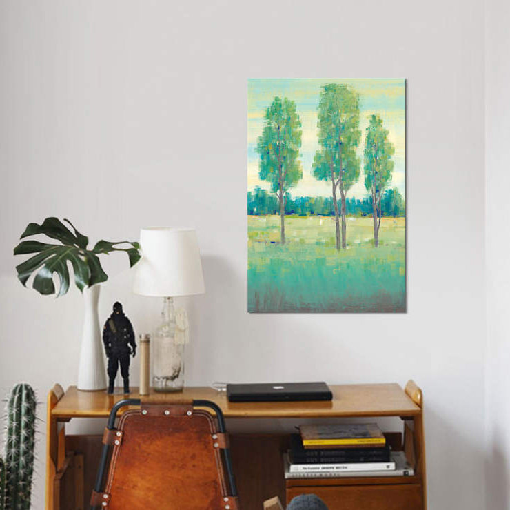 « spring day i », impression sur toile, H 26 po x l 18 po x P 1,5 po, Toile tendue, Pas de tapis