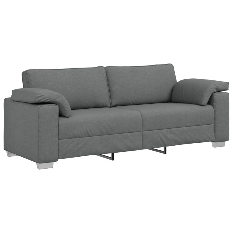 Canapé 3 places gris foncé 86,61 po, Gris foncé