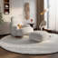 Chaise berçante moderne avec repose-pieds