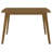 Mid-Century Modern 5-Piece Dining Table Set With Curved Chairs And Rectangular Table For Compact Spaces