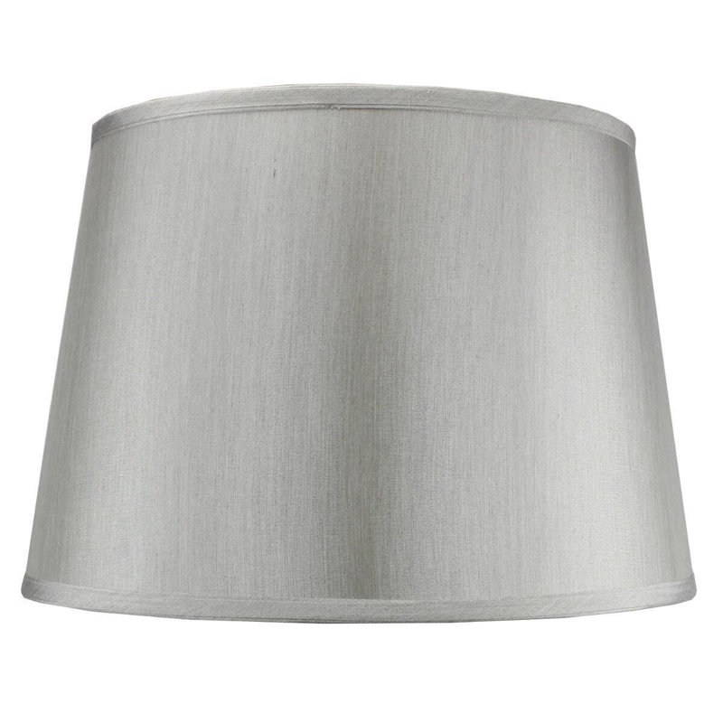 Lustree tambour 2 lumières Dov, H 10 po x l 14 po x p 12 po, Gris