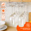 Hanging Wine Glass Rack in Chrome