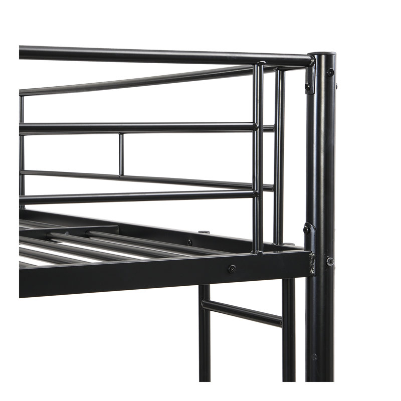 Lit superposé double au dessus d'un lit double, aucun sommier requis, assemblage facile