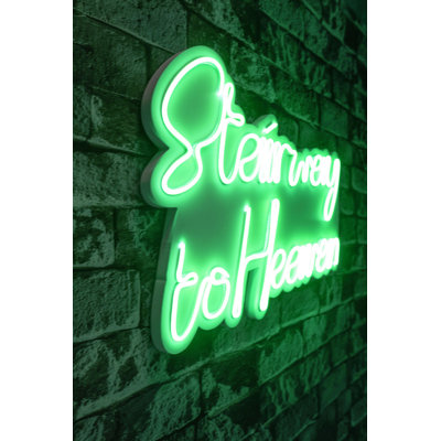 Flexible Neon LED Lighting Strips, Waterproof IP67, Green, 12V DC, 12.2 x 20.1 x 0.8 inches | Built-in Wall Hanging System | 8W-10W per Meter | Perfect for Home Decor, Parties & Events