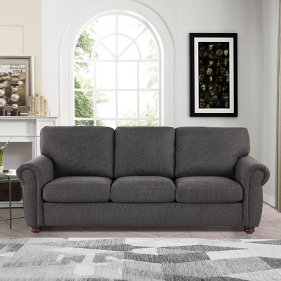 Raulf 84.65'' Chenille Rolled Arms Sofa -  Red Barrel StudioÂ®, 029DD90C53A24B8EAC23CB4CDBD3A1FE