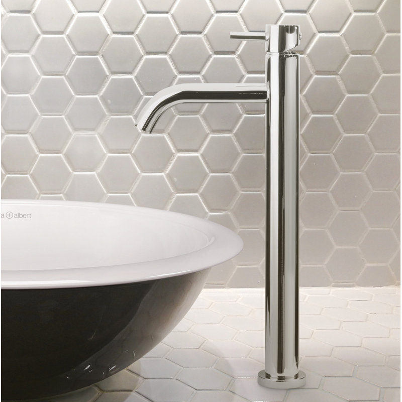 CS Collection Chrome Single Handle Tall Lavatory Faucet