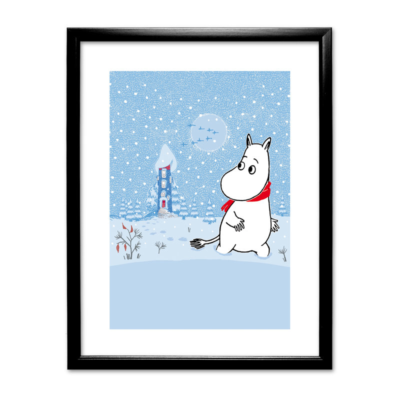 Tove Jansson - Single Picture Frame Print, Black