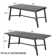 Alyah Rectangular 8-Person 84" Long Dining Set with Cushions