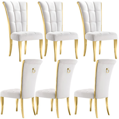 White Dining Chairs Set Of 6