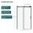 48" X 76" Single-Slide Shower Door - 8Mm Tempered Glass With 304 Stainless Steel Frame-114613226