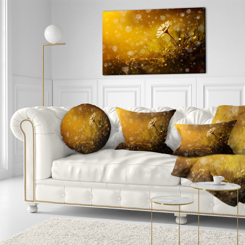 Coussin de soleil à fleurs