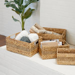 Kriebel Seagrass Handmade 4-Piece Nesting Basket