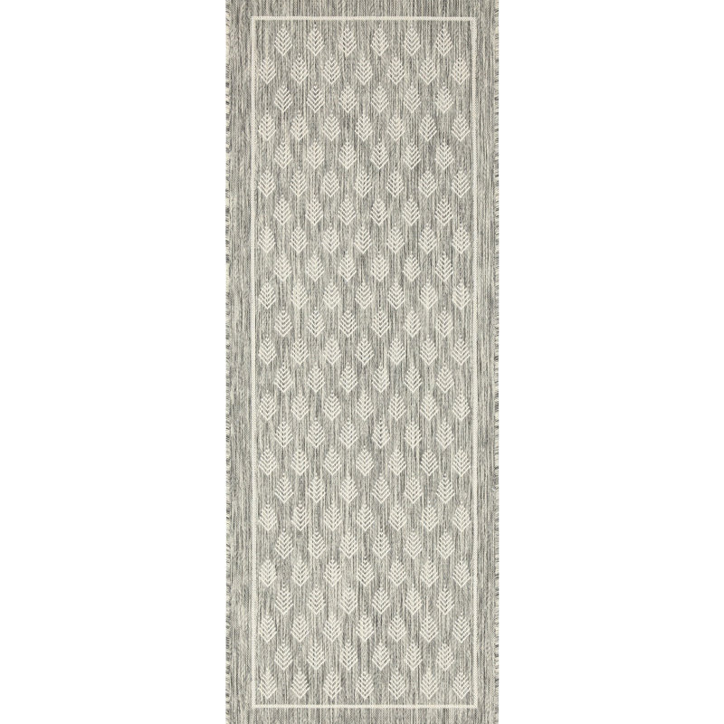5Ft. 3In. X 7Ft. Silver Area Rug - Made Of Materials, Stain , For Indoor & Outdoor Polypropylene, , Living Areas
