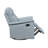 Leather Upholstered Swivel Glider Reclining Chair-654439166