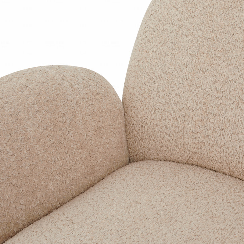 Chaise d'appoint pour le salon avec fonction pivotante, Beige