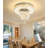 Elegant Remote Dimmable Crystal Chandelier-595641056